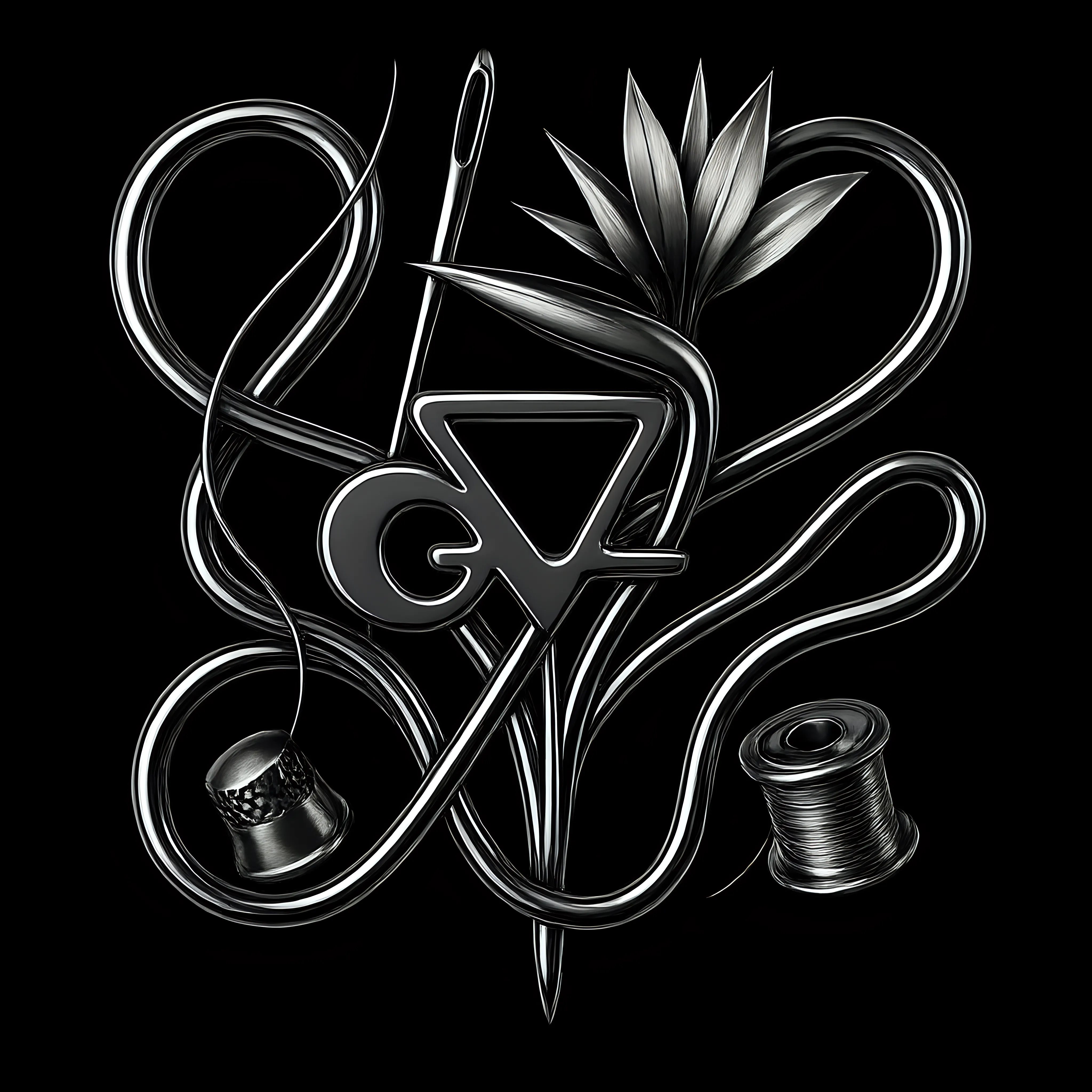 Logo plateado Alquemy 5º Aniversario