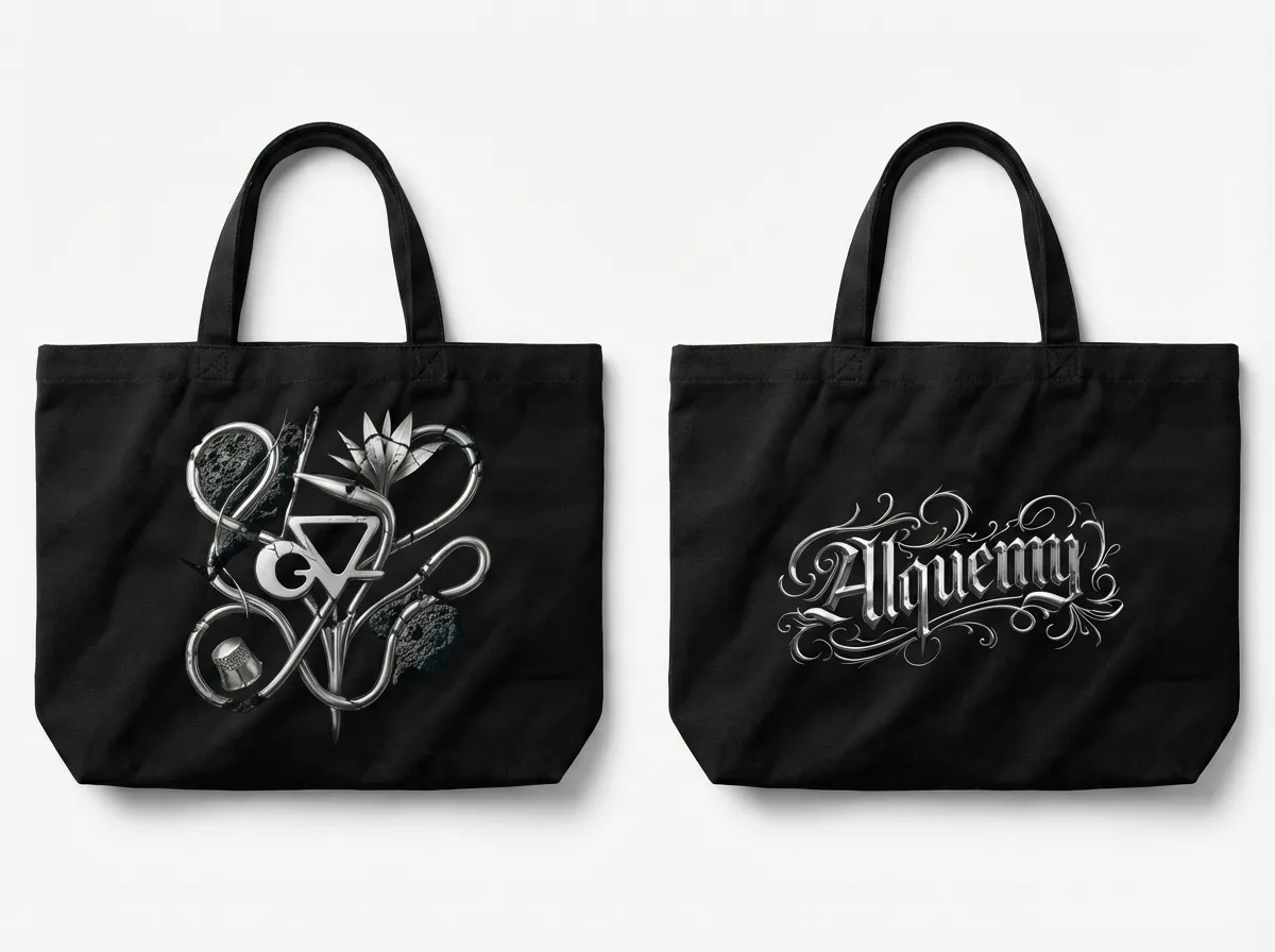 Mockup bolso Alquemy Aniversario
