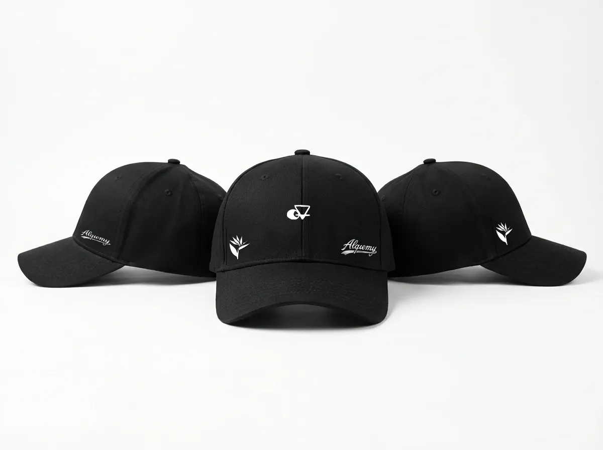 Mockup gorra Alquemy Aniversario